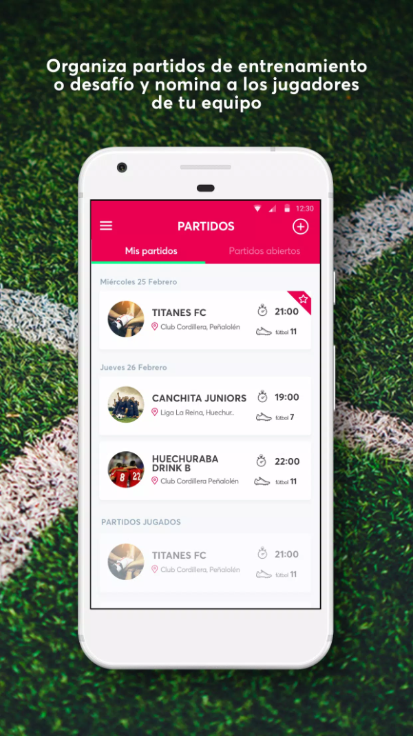 Canchapp equipos