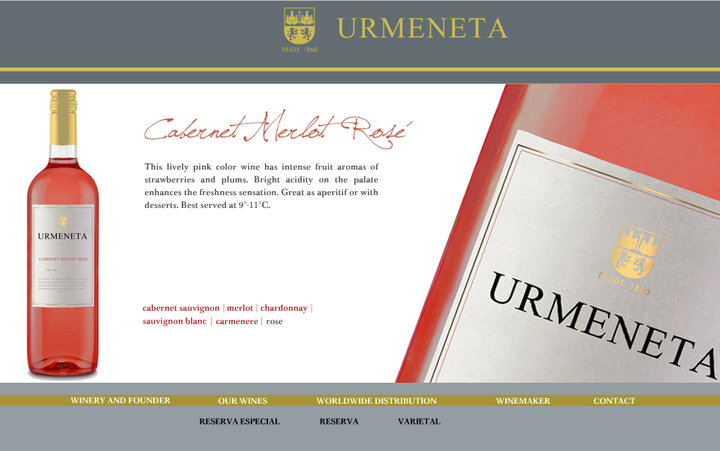 Diseño Web Viña Urmeneta 2